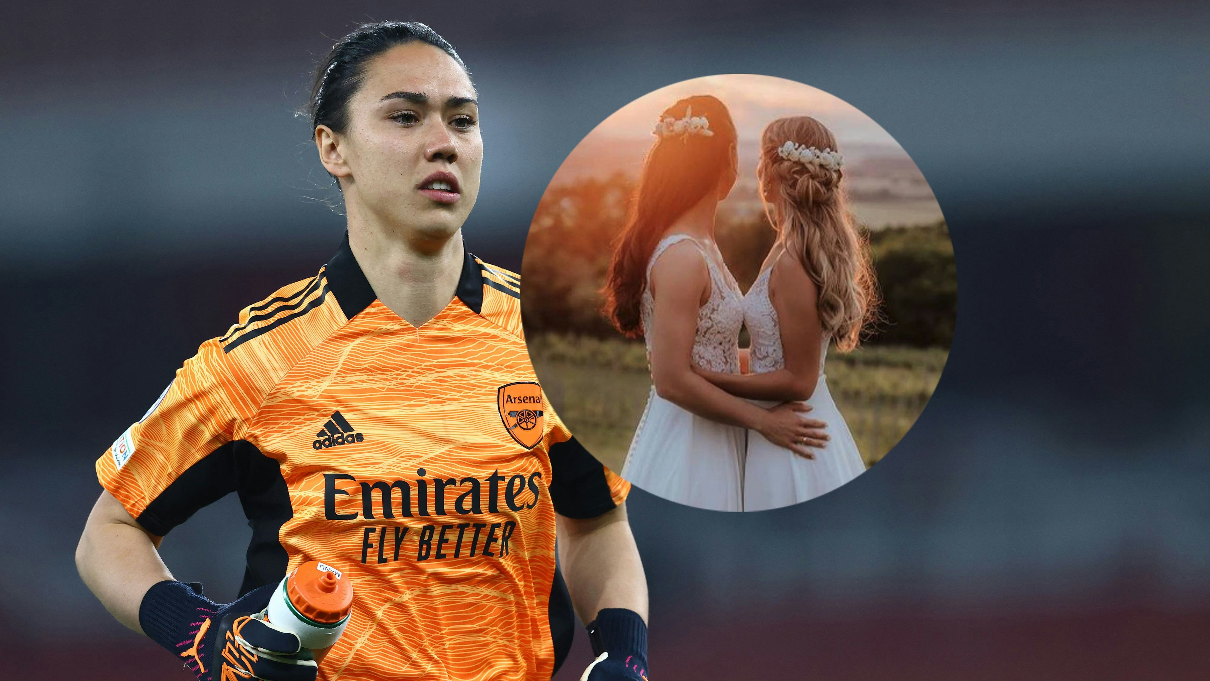 LONDON,ENGLAND,23.MAR.22 - WOMEN SOCCER - UEFA Women s Champions League, quarterfinal, Arsenal WFC vs VfL Wolfsburg. Image shows Manuela Zinsberger (Arsenal). Keywords: bottle. Photo: GEPA pictures/ ZUMA Press/ CSM/ David Klein - ATTENTION - COPYRIGHT FOR AUSTRIAN CLIENTS ONLY