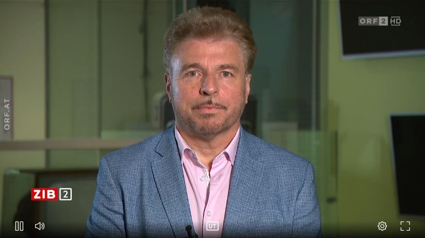 Politologe und USA-Experte Reinhard Heinisch, zugeschaltet in der ORF-