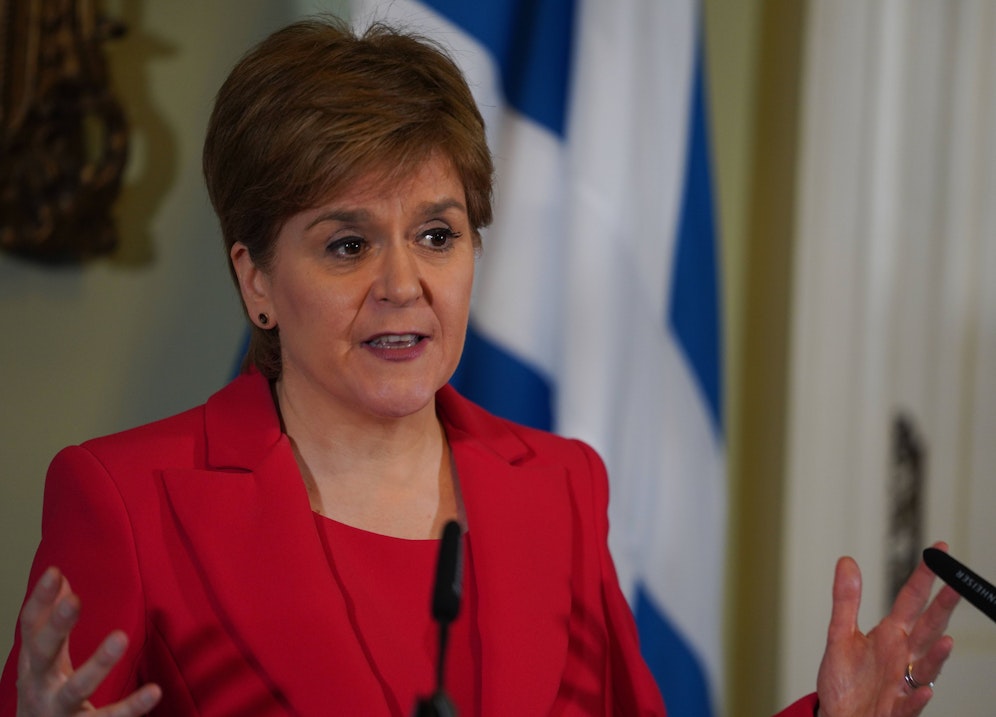 Nicola Sturgeon wurde laut Medienberichten festgenommen.
