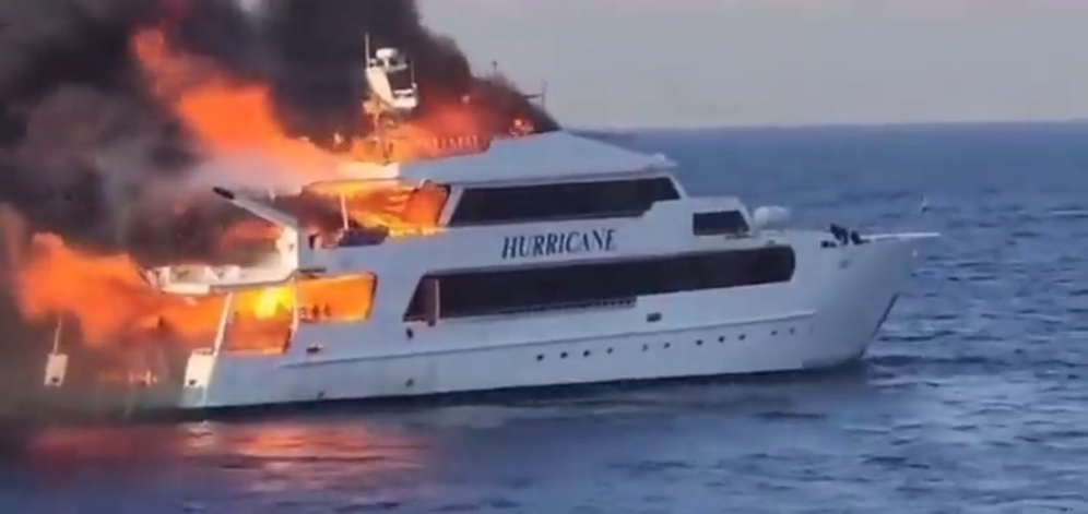 Nach dem Brand auf der Jacht 