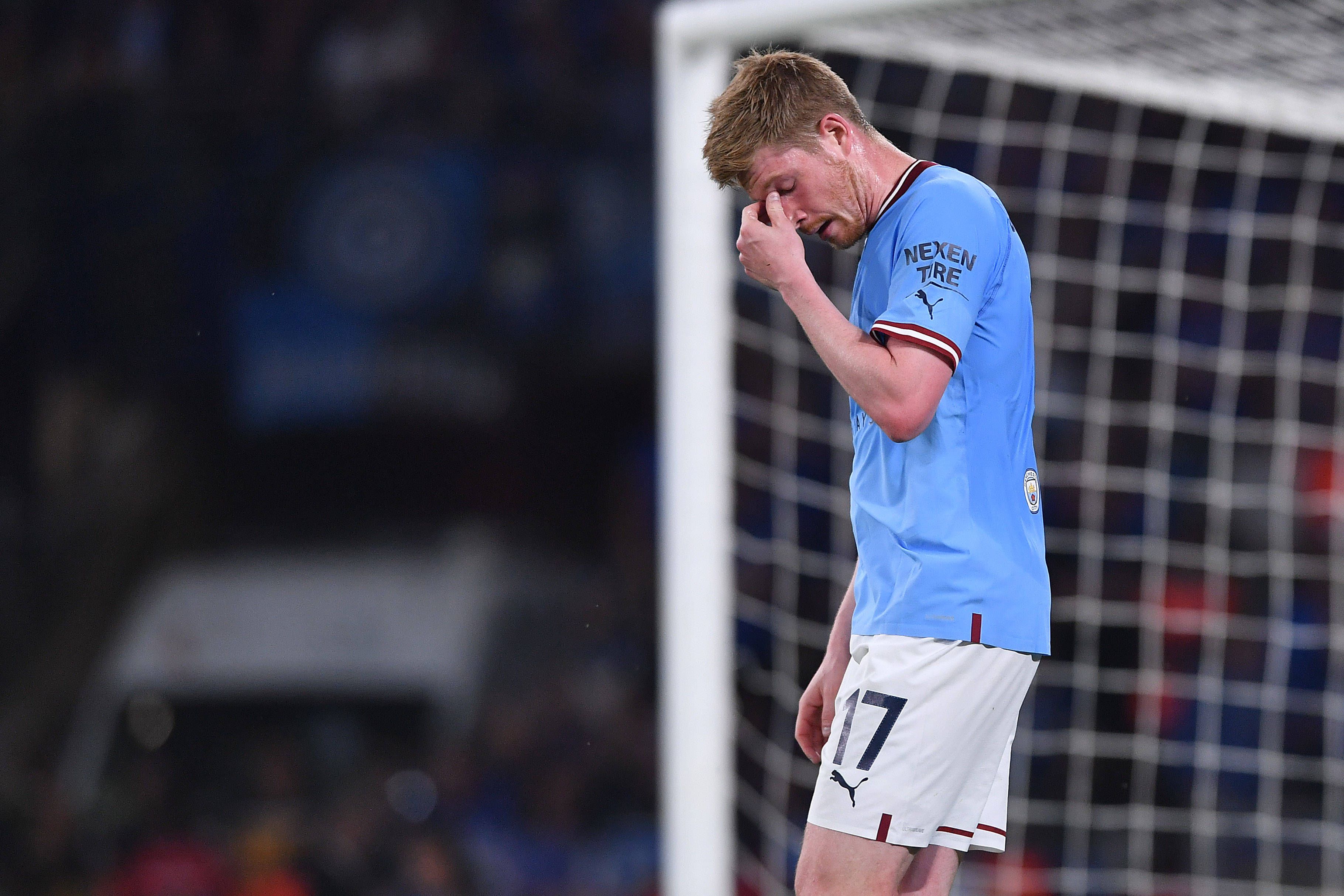Kevin De Bruyne muss eine Zwangspause einlegen.