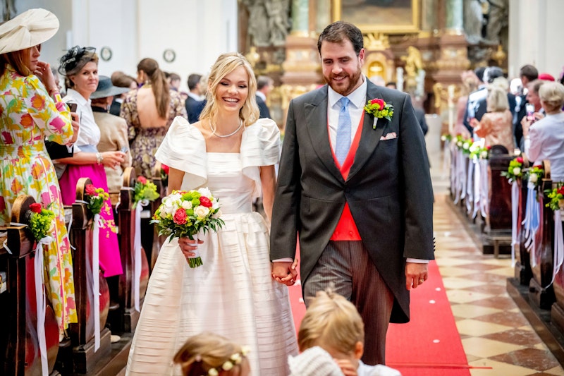 Prinz Johann-Wenzel von und zu Liechtenstein und Gräfin Felicitas von Hartig haben sich am Samstag in Wien das Jawort gegeben.