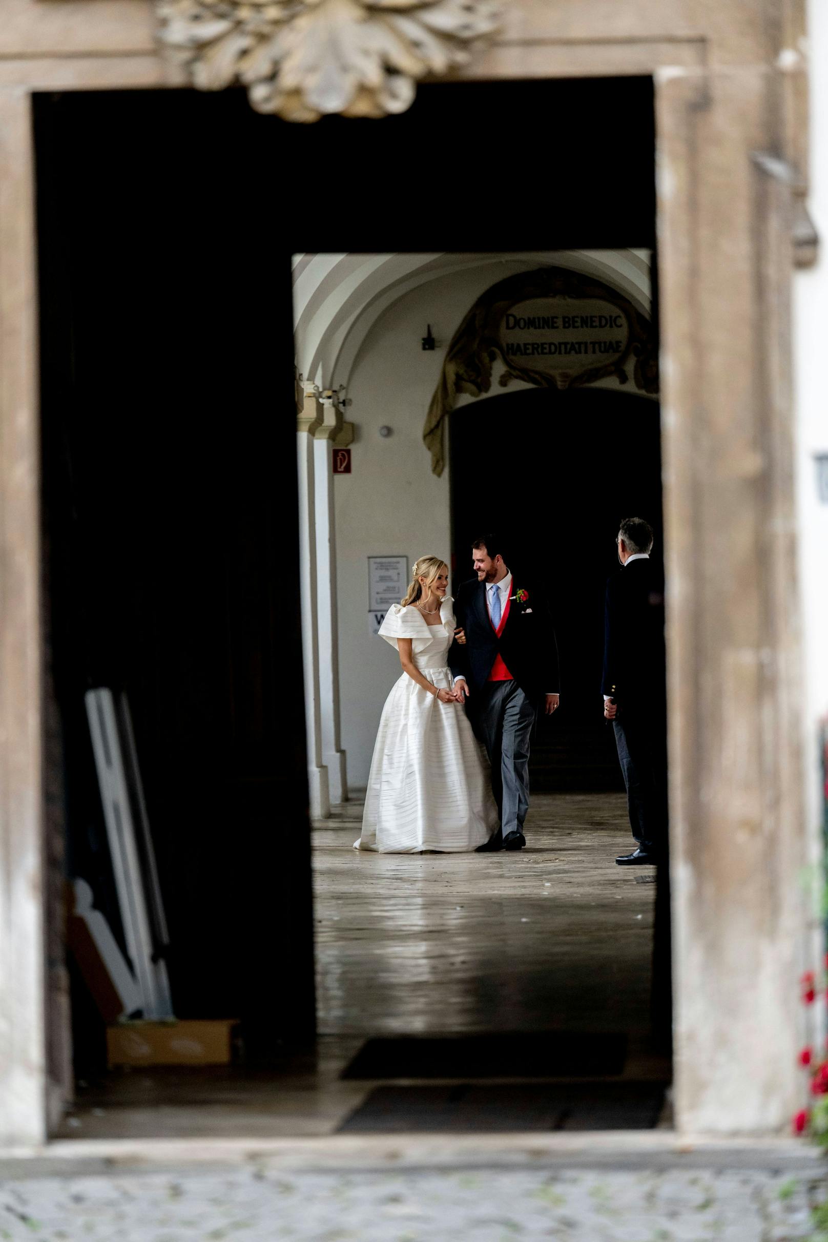 Prinz Johann-Wenzel von und zu Liechtenstein und Gräfin Felicitas von Hartig haben sich am Samstag in Wien das Jawort gegeben.