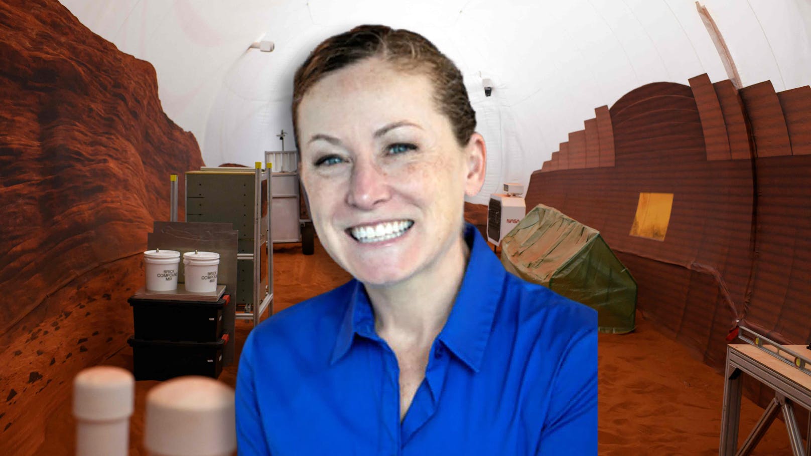 Kelly Haston wird ein Jahr lang wie am Mars leben.