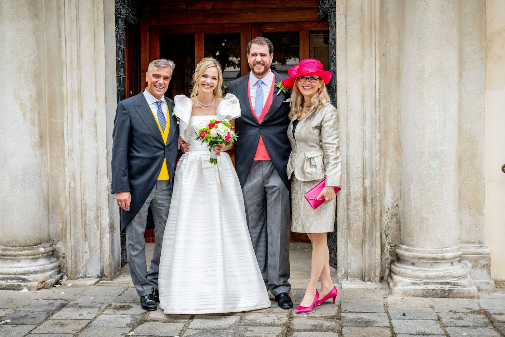 Prinz Johann-Wenzel von und zu Liechtenstein und Gräfin Felicitas von Hartig haben sich am Samstag in Wien das Jawort gegeben.