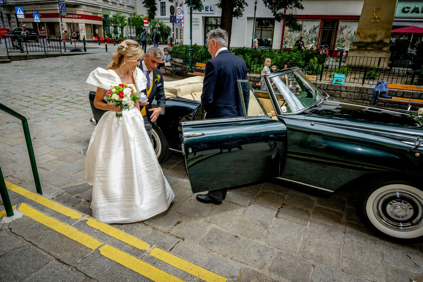 Prinz Johann-Wenzel von und zu Liechtenstein und Gräfin Felicitas von Hartig haben sich am Samstag in Wien das Jawort gegeben.