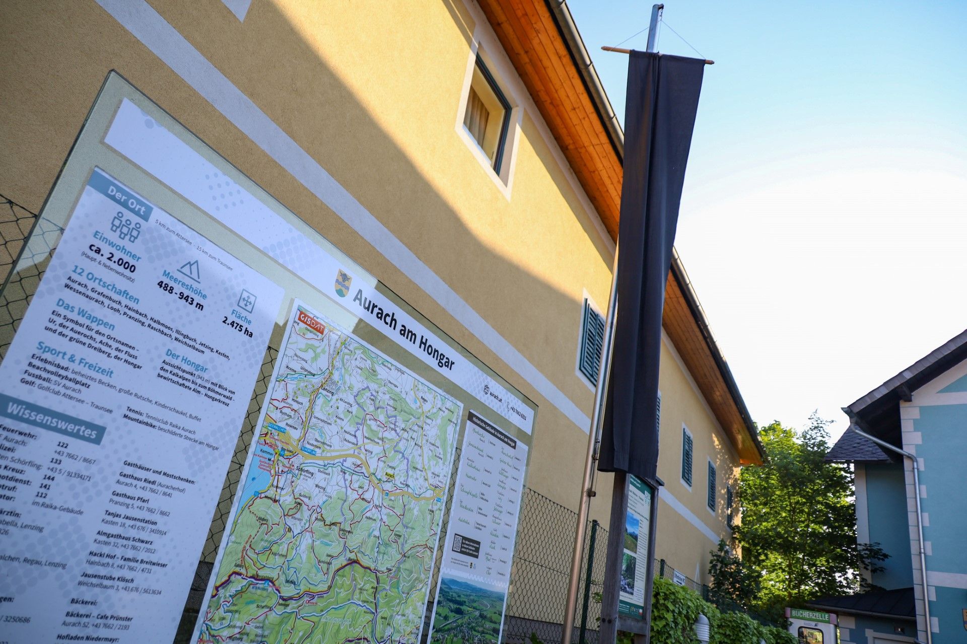 In Aurach weht nun die schwarze Flagge.