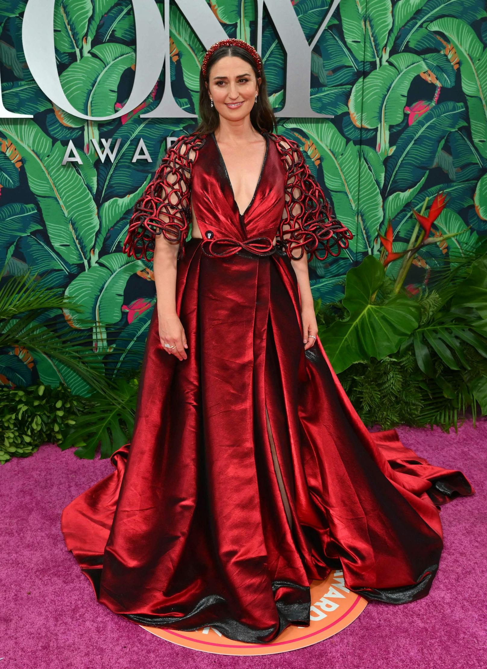 US-Sängerin Sara Bareilles in Georges Chakra Couture.