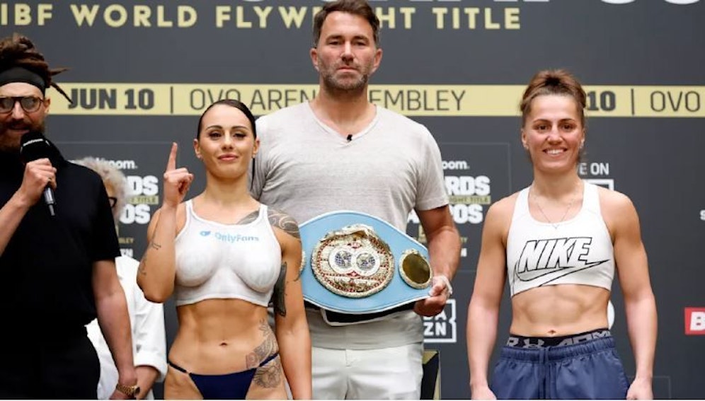 Boxerin Cherneka Johnson brachte den Promoter ins Schwitzen.&nbsp;