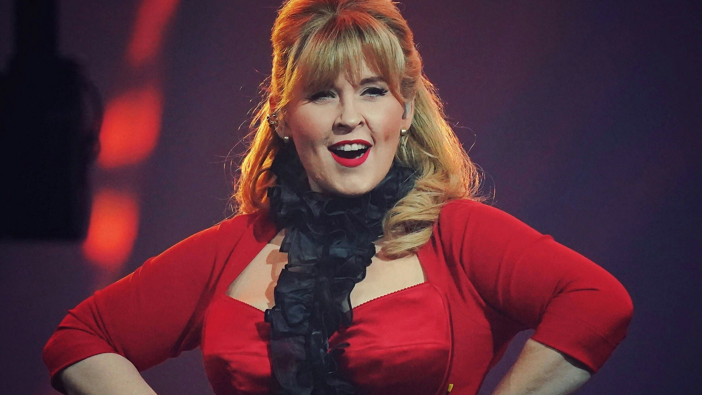 Download von www.picturedesk.com am 12.06.2023 (11:45).  Maite Kelly, in der Giovanni Zarrella Show in Offenburg, Deutschland, 25. Februar 2023. - 20230225_PD26839 - Rechteinfo: Rights Managed (RM) Fotografische Urheberrechte sind garantiert. Der Kunde selbst hat insbesondere die Persönlichkeitsrechte der abgebildeten Personen in eigener Verantwortung zu beachten (AGBs Punkt 5). Nur für redaktionelle Nutzung!