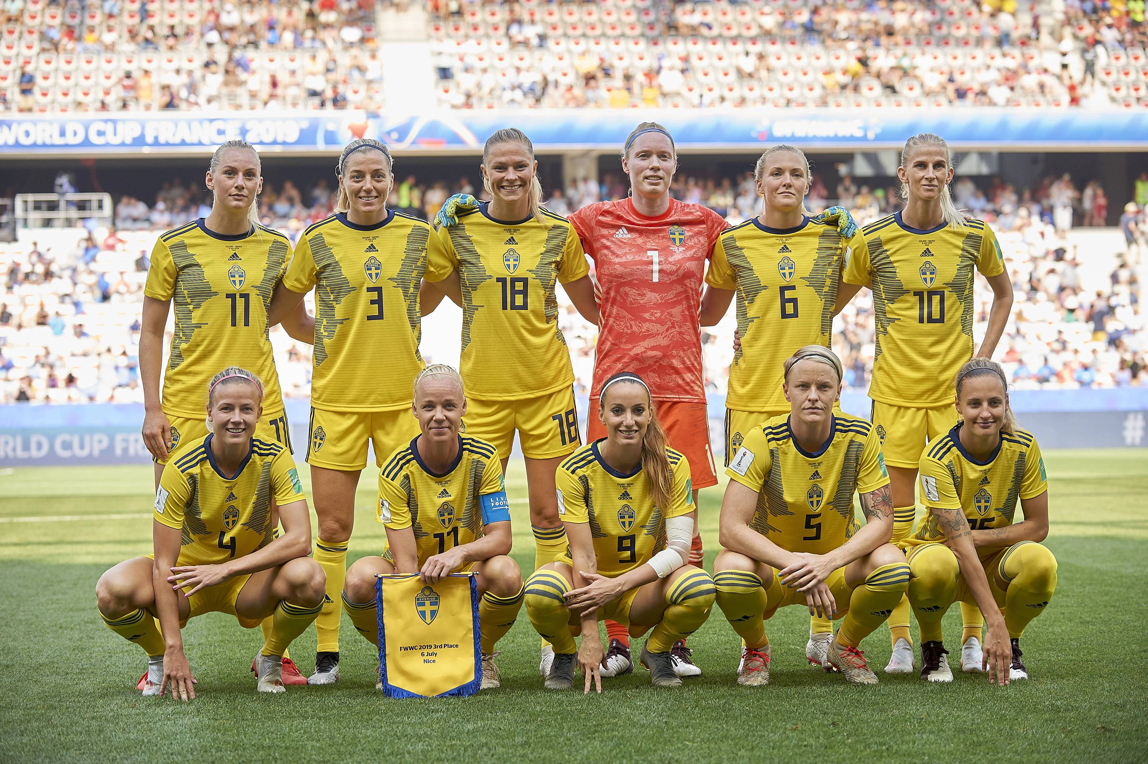 Schwedens Fußball-Damen mussten sich entblößen