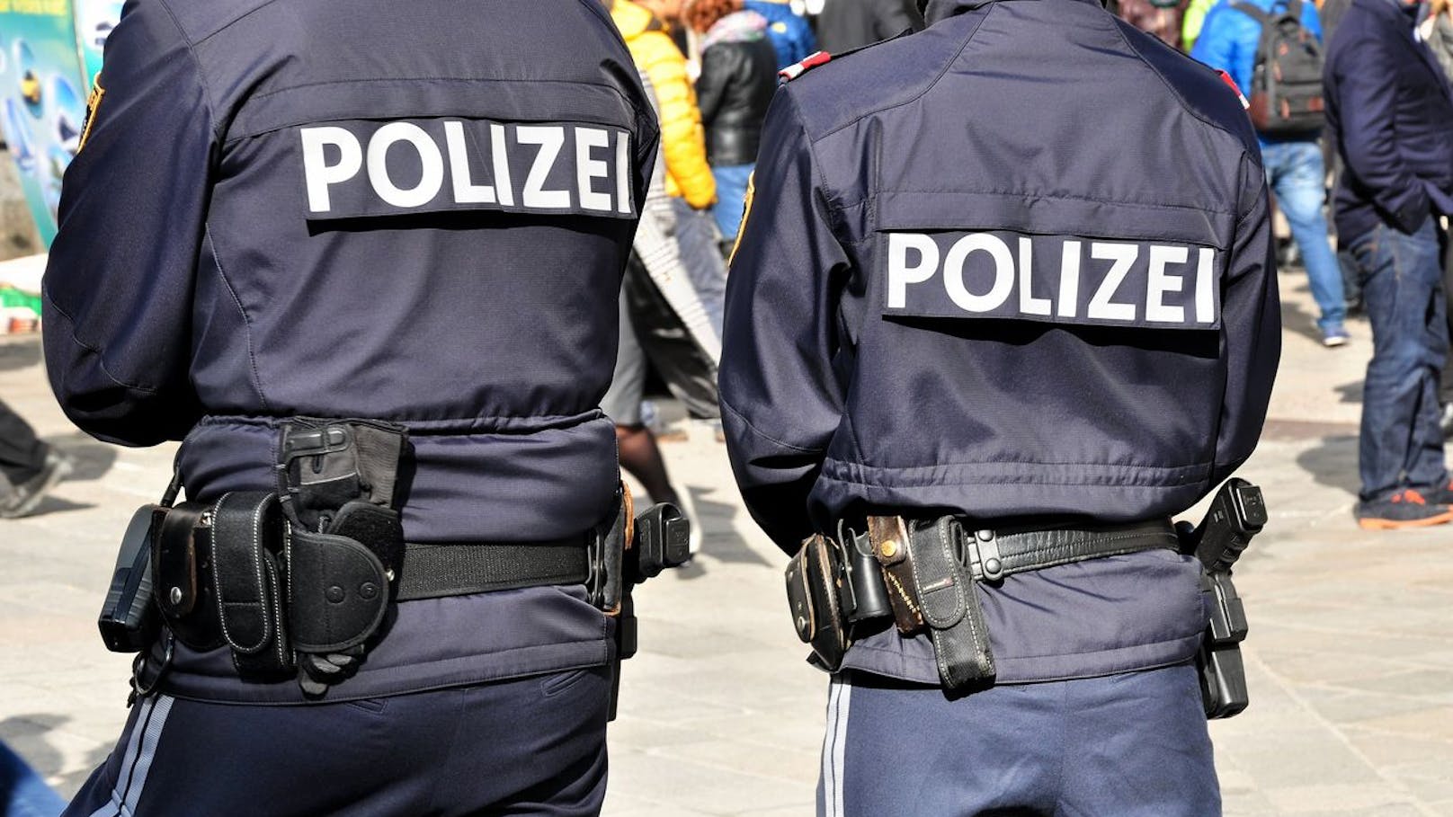 Polizisten auf Streife in Wien.&nbsp;