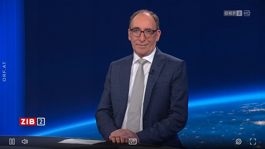 Gesundheitsminister Johannes Rauch (Grüne) am späten Dienstagabend in der ORF-