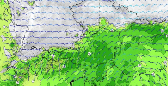 "Trockene und kühle Luft aus arktischen Breiten" erfasste die jüngsten Tage Österreich.