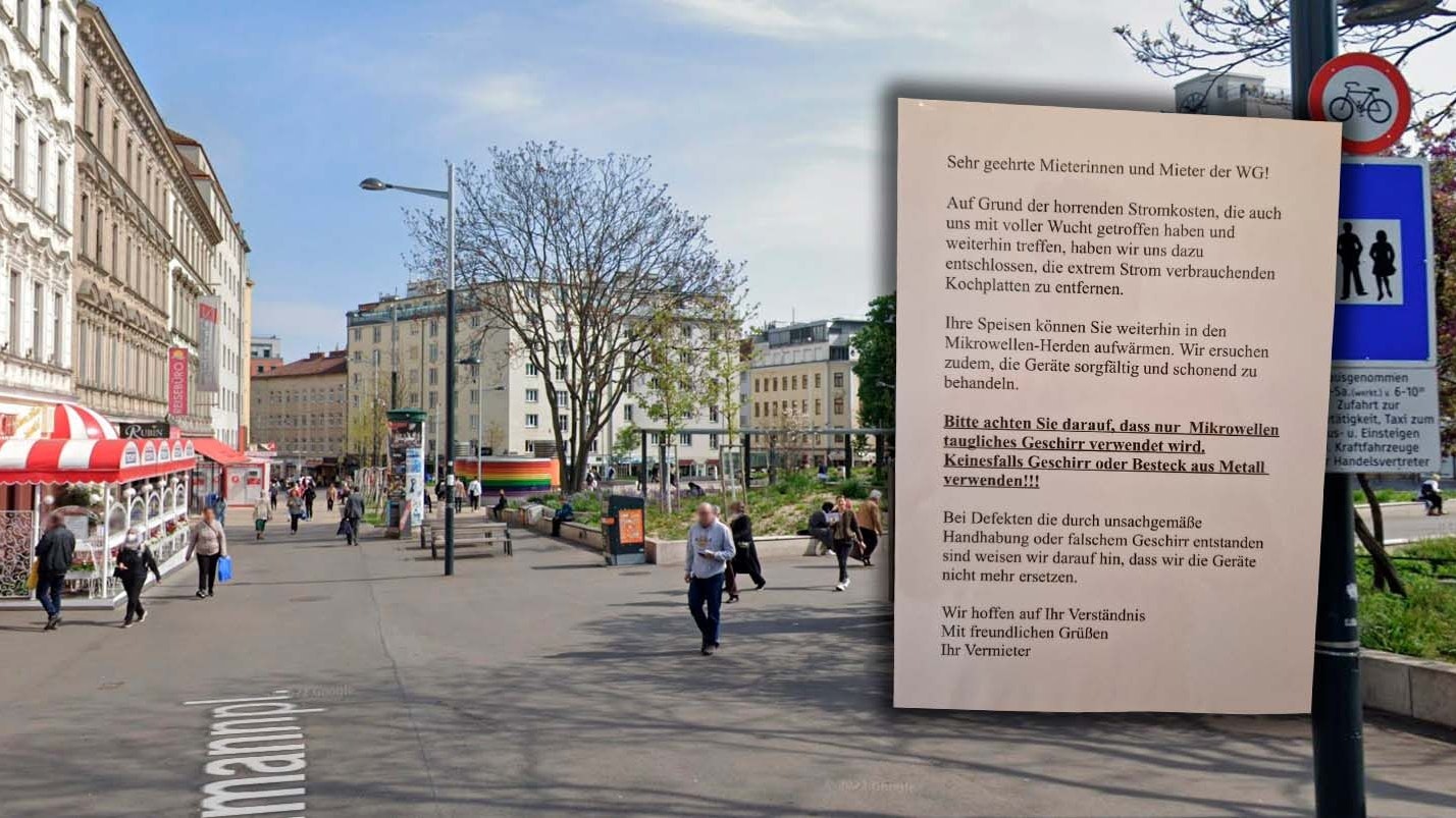 Die Pendler- und Stundenten-Zimmer werden in der Nähe des Reumannplatzes vermietet.