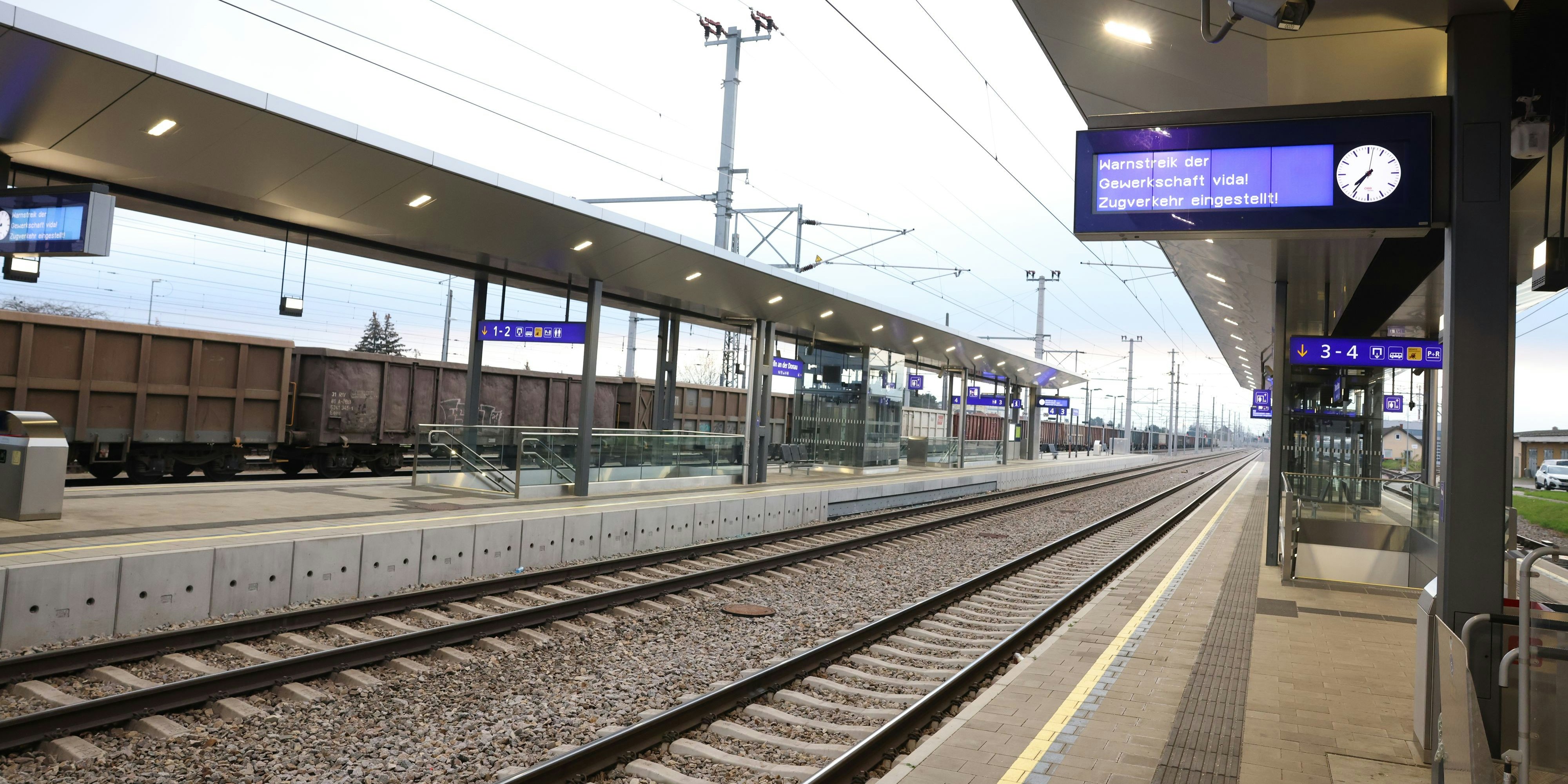 Insbesondere der Warnstreik hat den Pünktlichkeitswerten teuer zugesetzt.