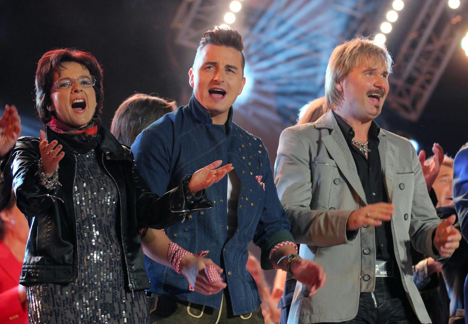 Mit Nik P. und Andreas Gabalier beim Open Air "Wenn die Musi spielt" in Bad Kleinkirchheim, 2012