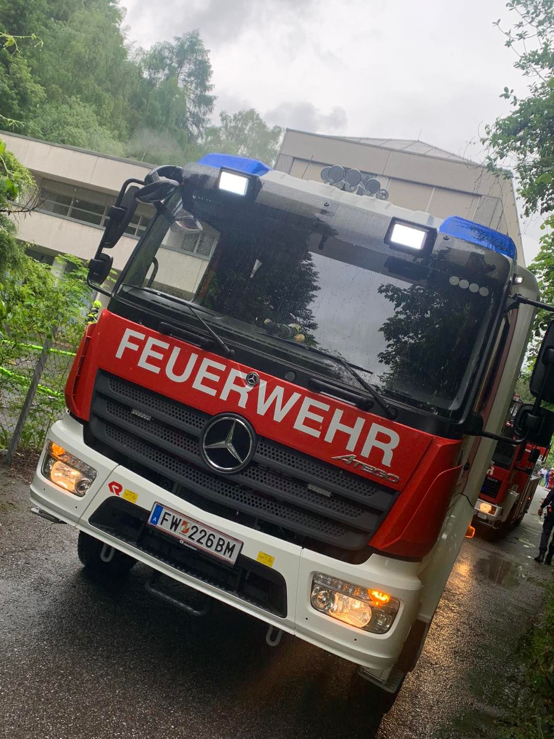 Die Feuerwehr war rasch zur Stelle.