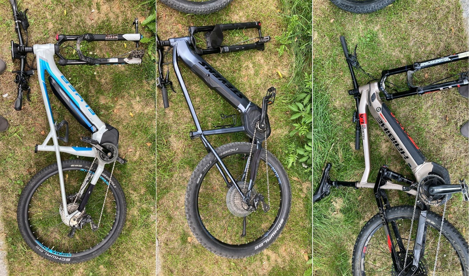 Die gestohlenen E-Bikes wurden von der Polizei sichergestellt.