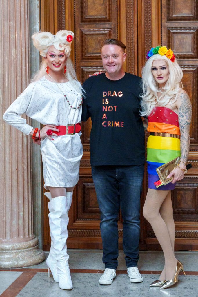 Miss Gloria Hole mit Mario Lindner und Candy Licious.