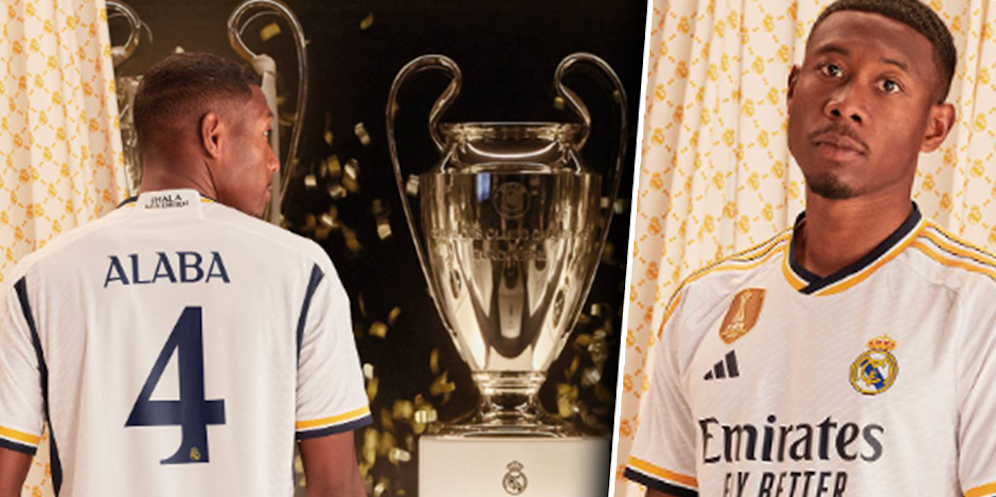 David Alaba im neuen Real-Trikot