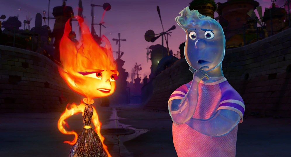 Szene aus dem neuen animierten Spielfilm ELEMENTAL