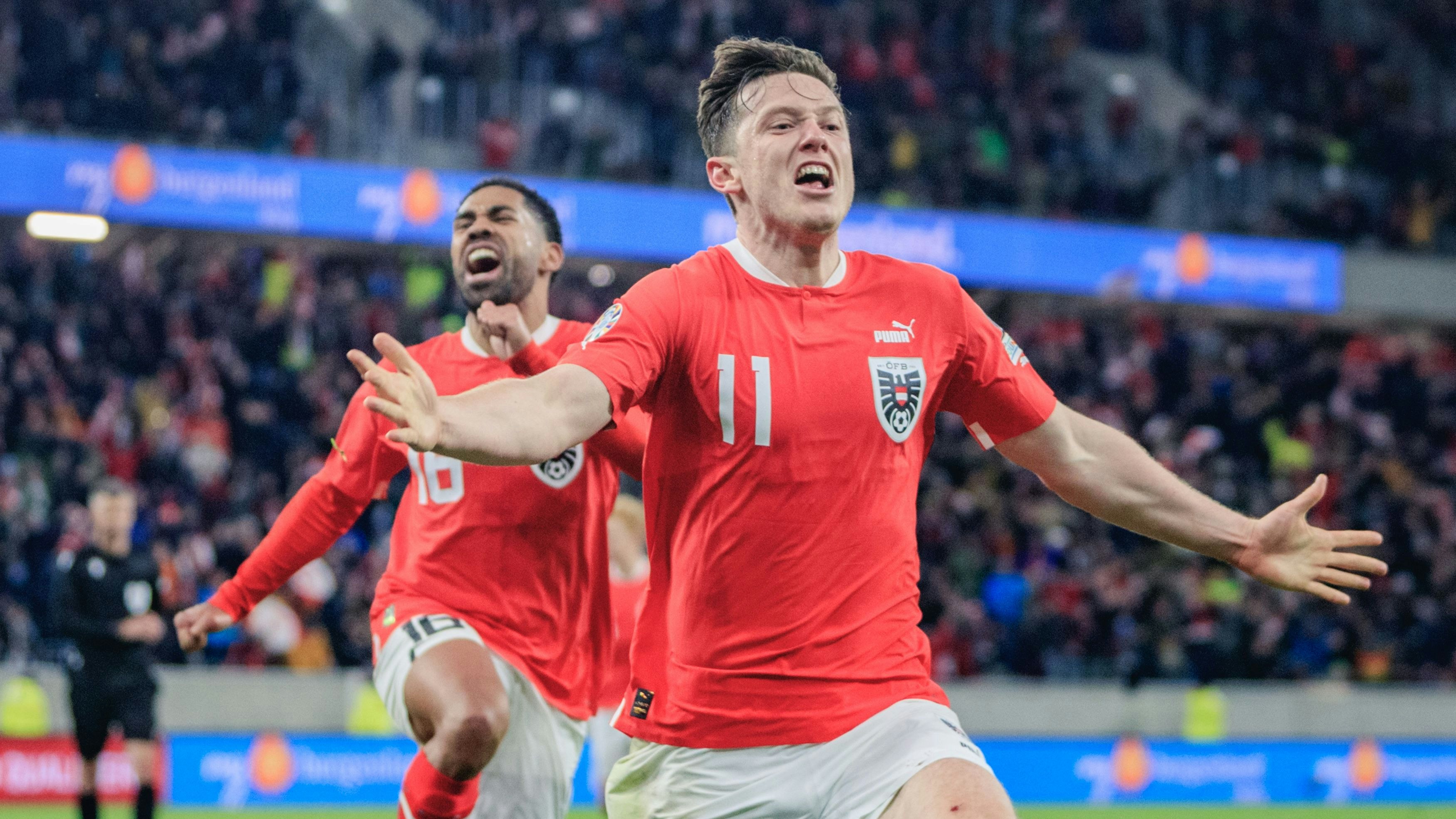 Michi Gregoritsch und Co. wollen zu einem neuen Lied jubeln.