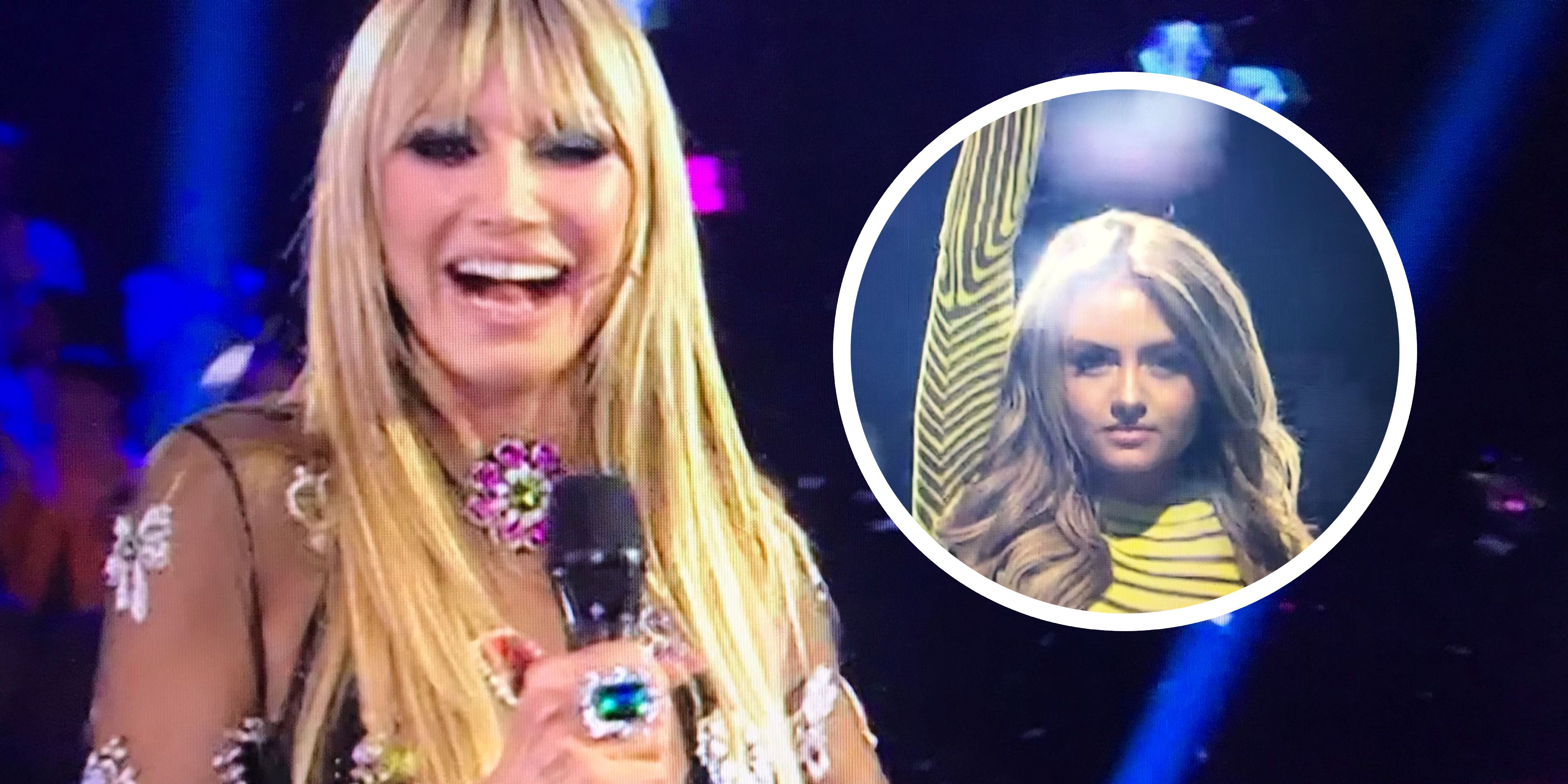 Und plötzlich stand Leni Klum in der Eröffnungsnummer im "GNTM"-Finale.