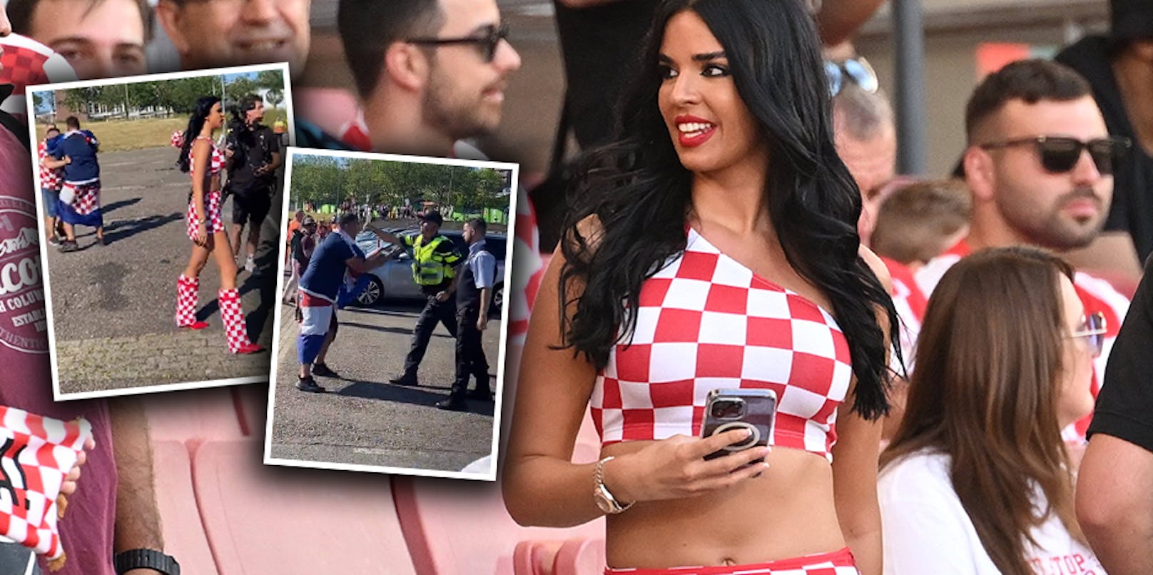 Prügelei mit Polizei – Fans attackieren Miss Kroatien