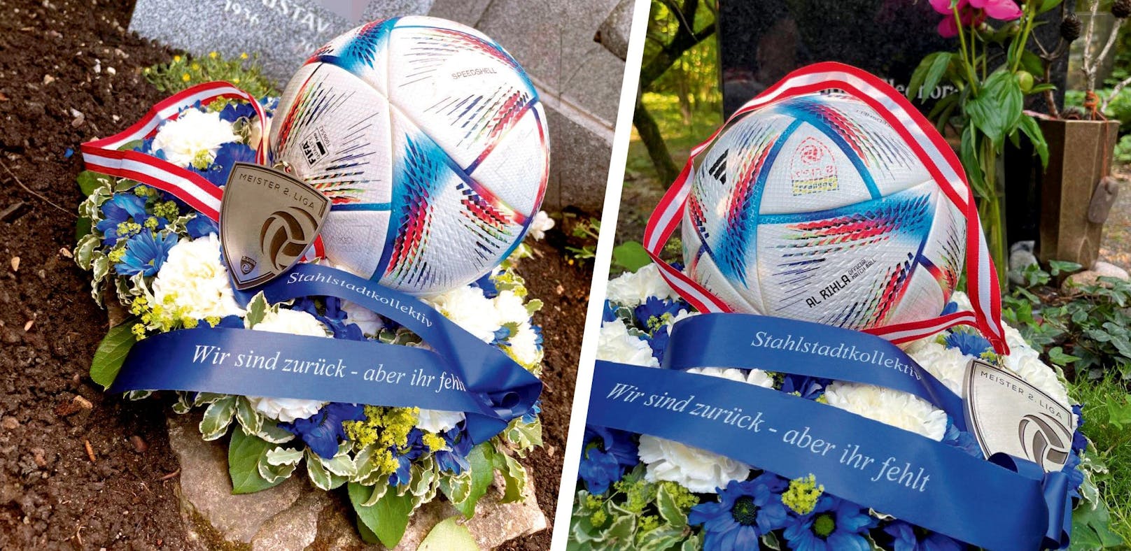 "Ihr fehlt" – Fußballklub ehrt seine verstorbenen Fans