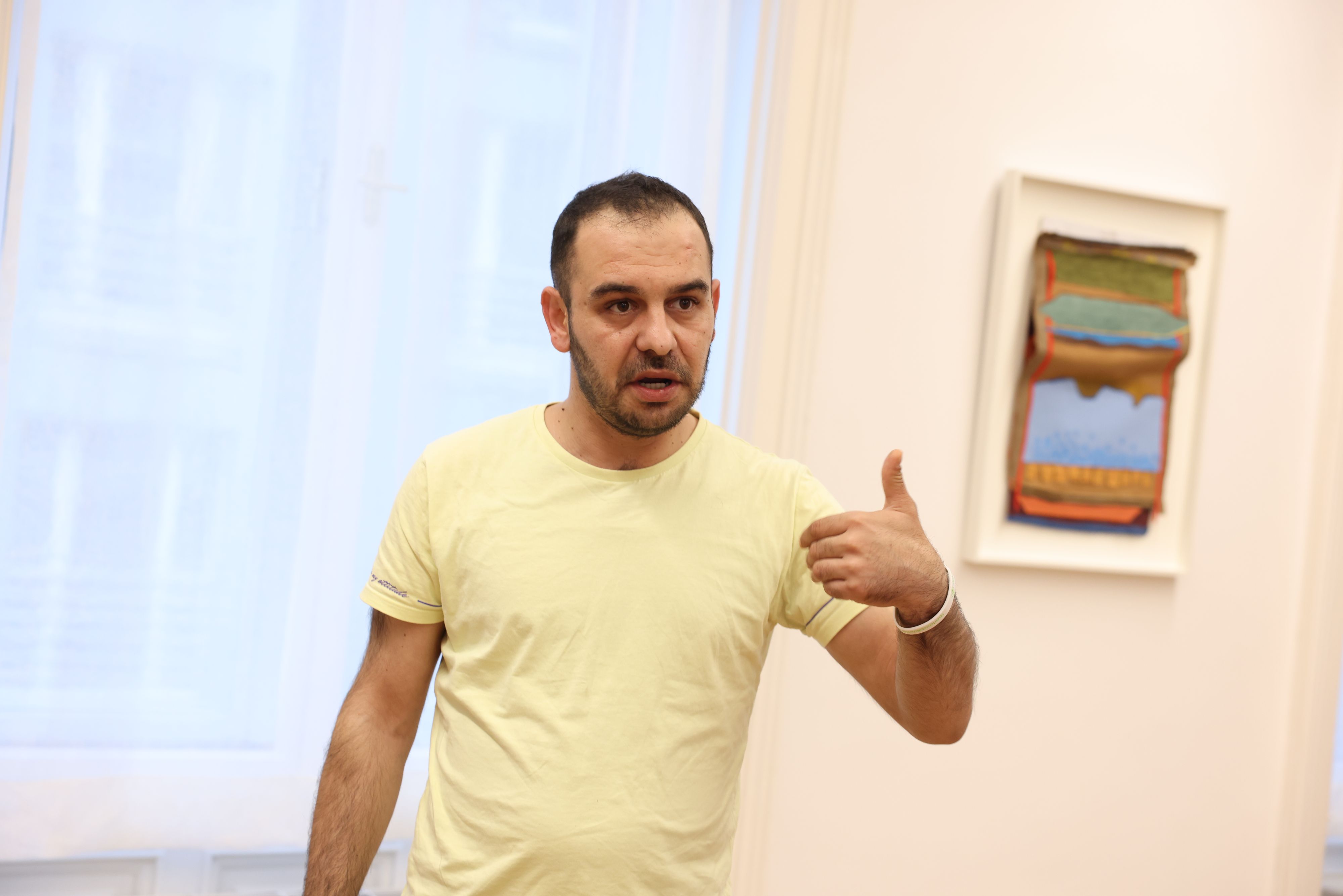 Raed will seine Frau und seine dreijährige Tochter nach Österreich bringen. Doch das geht derzeit nicht.