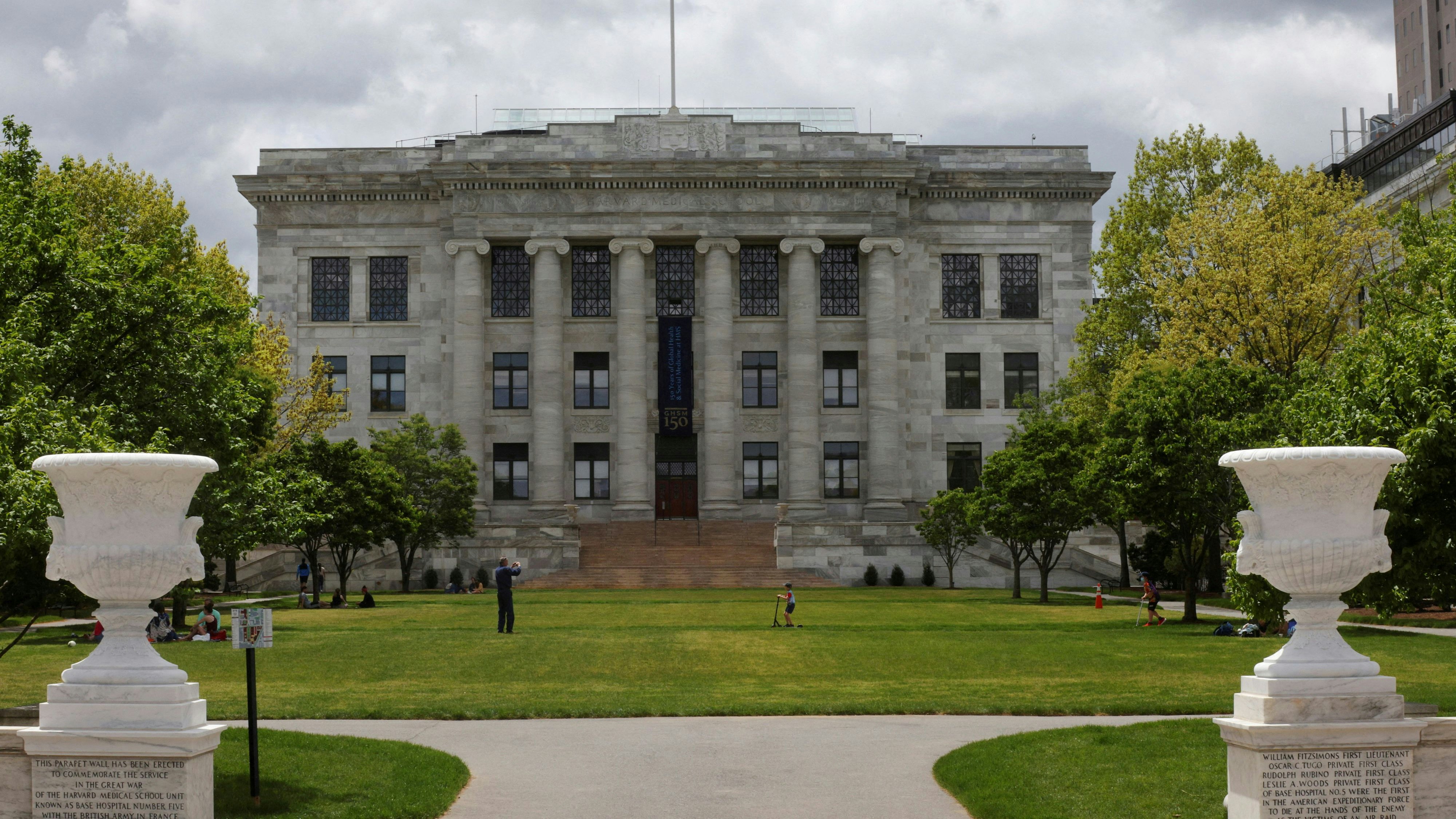 Die Harvard Medical School in Boston, Massachusetts, USA.
