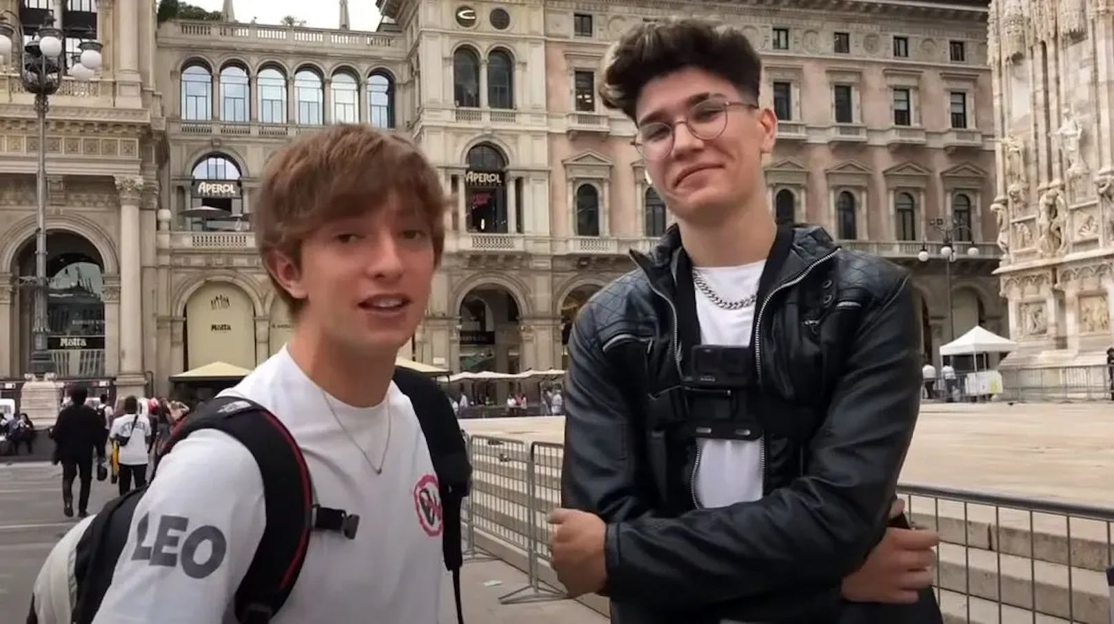 In dem Lamborghini saßen mehrere italienische Youtuber, die sich "The Borderline" nennen.