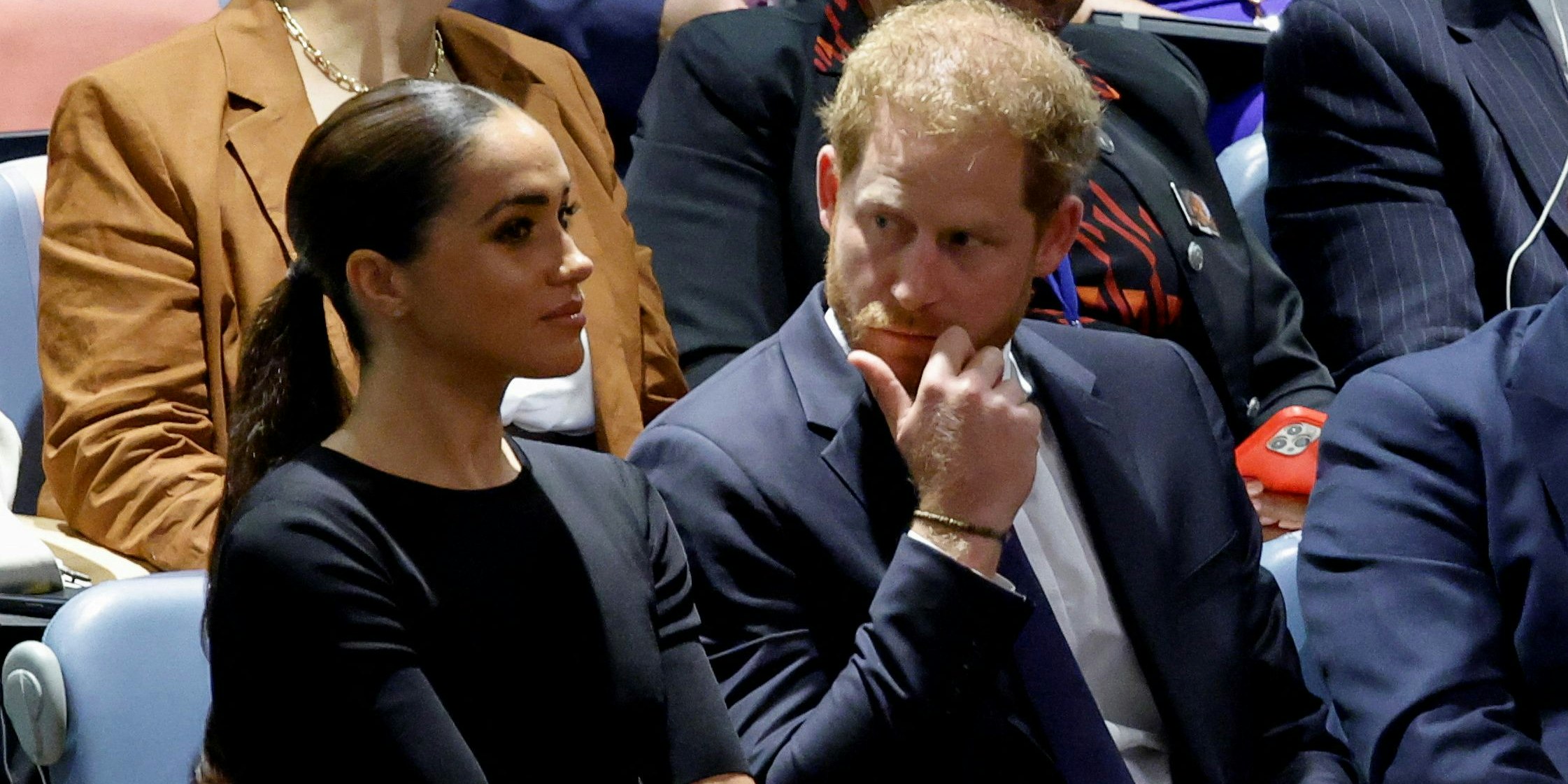 Prinz Harry und Meghan in der UN-Generalversammlung in New York im Juli 2022.