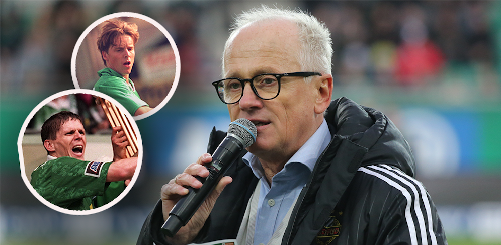 Rapid-Ikone Andy Marek erzählt, wie er Stadionsprecher wurde. 