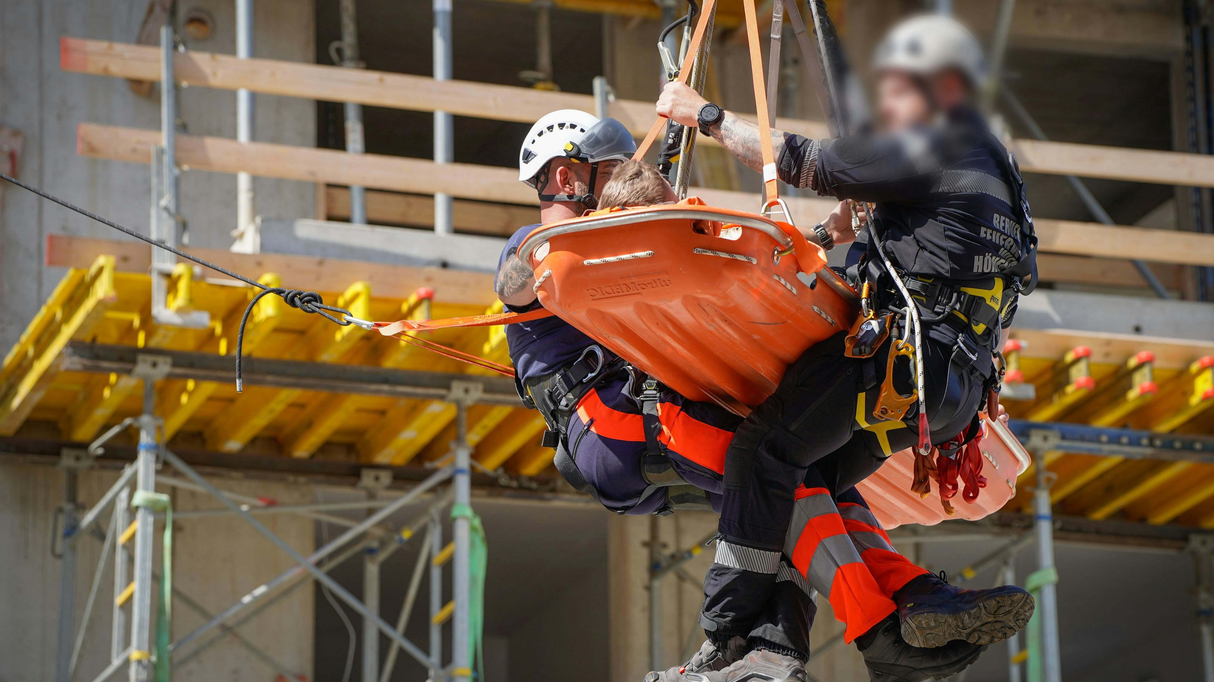 Arbeitsunfall in Wien Leopoldstadt.