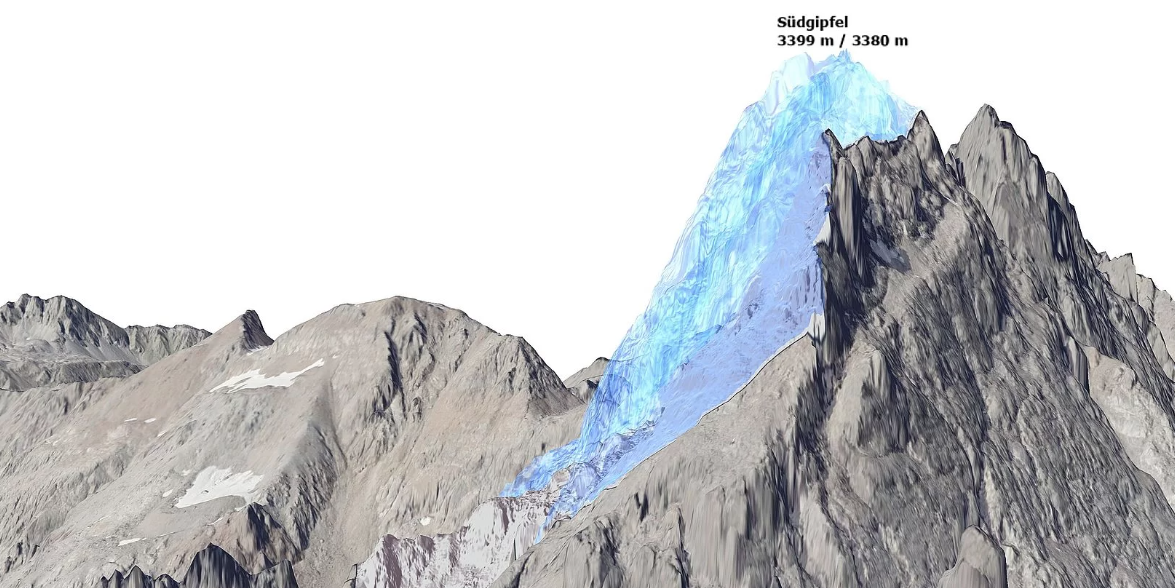 Rund 120.000 LKW-Ladungen sind ins Tal gedonnert.