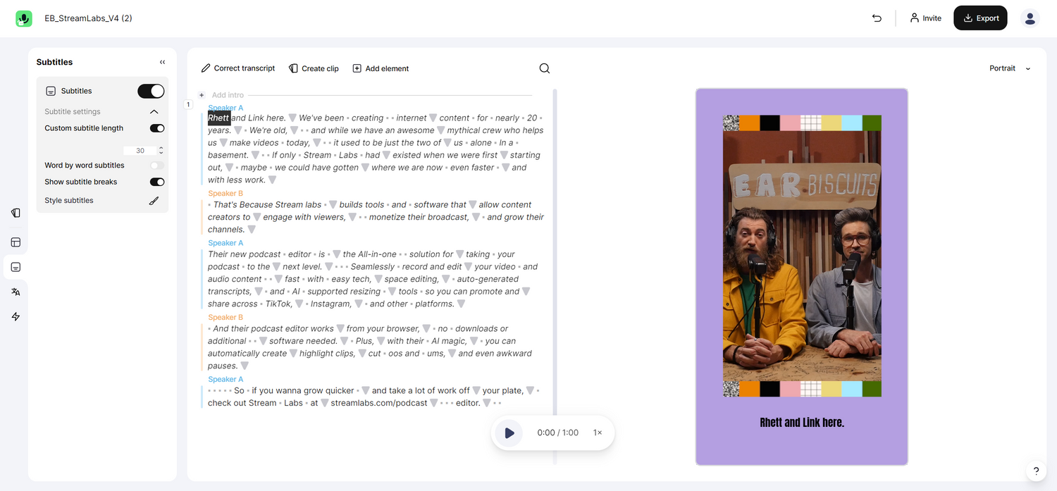 Podcasting auf dem nächsten Level: Logitechs Streamlabs erweitert den leistungsstarken Streamlabs Ultra Service um einen innovativen Podcast-Editor.