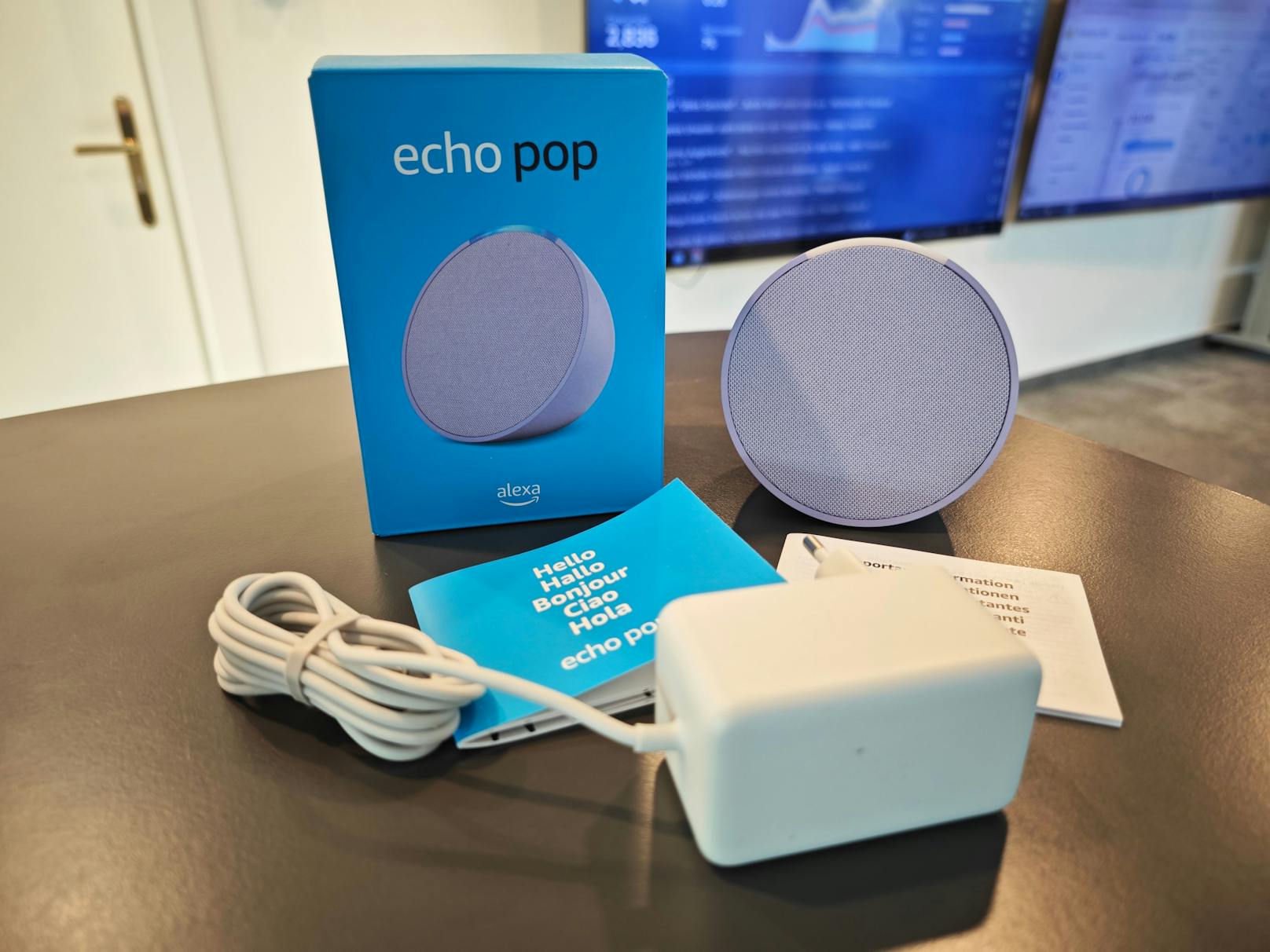 ... dem neuen Echo Pop sogar noch billiger. Den neuen Smart Speaker gibt es bereits um 55,45 Euro in den Farben Anthrazit, Blaugrün, Lavendel oder Weiß.&nbsp;