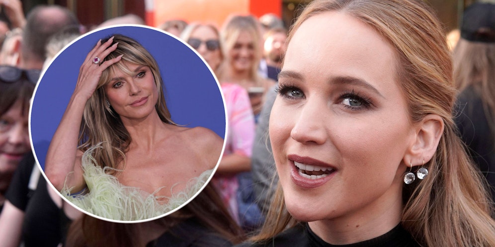 Zum GNTM-Finale lud Heidi Klum den Hollywoodstar Jennifer Lawrence ein.