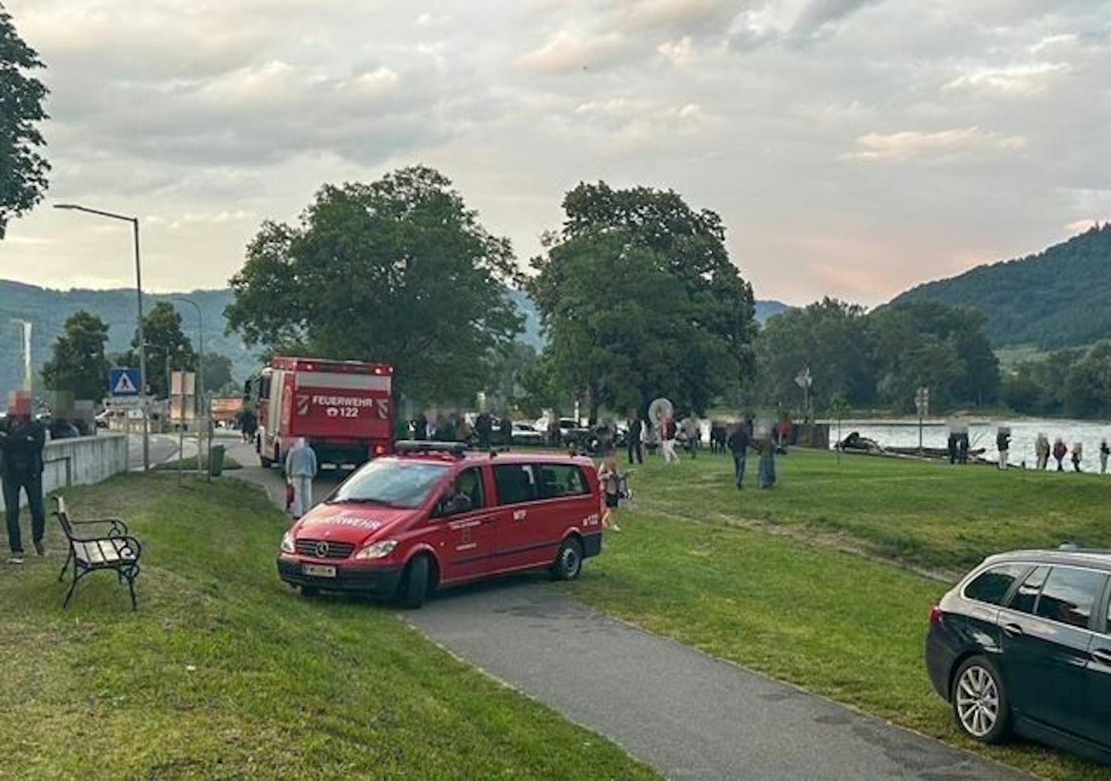 Großaufgebot an Rettungskräften