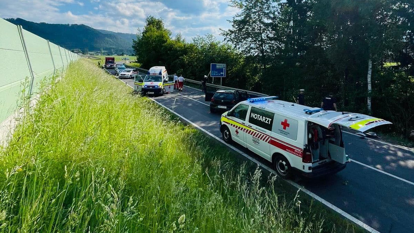 Die Blaulicht-Organisationen standen im Großeinsatz.