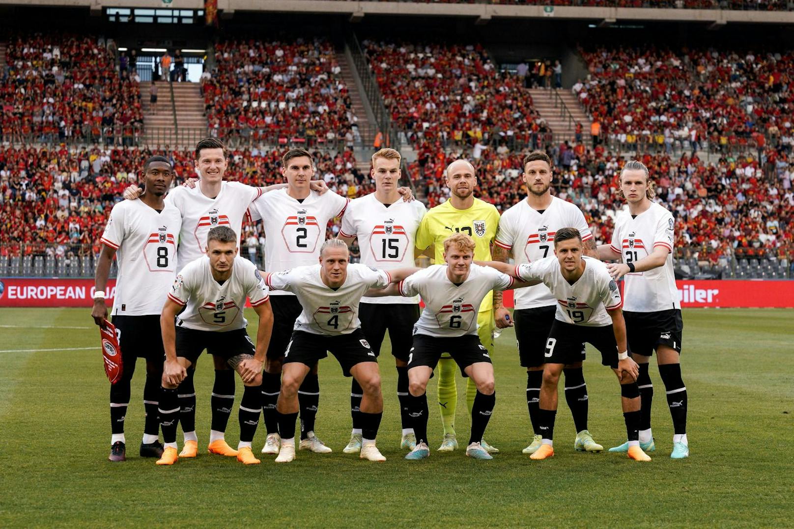 Österreichs Fußball-Team holte in Belgien ein 1:1. Hier alle Spieler in der Einzelkritik.