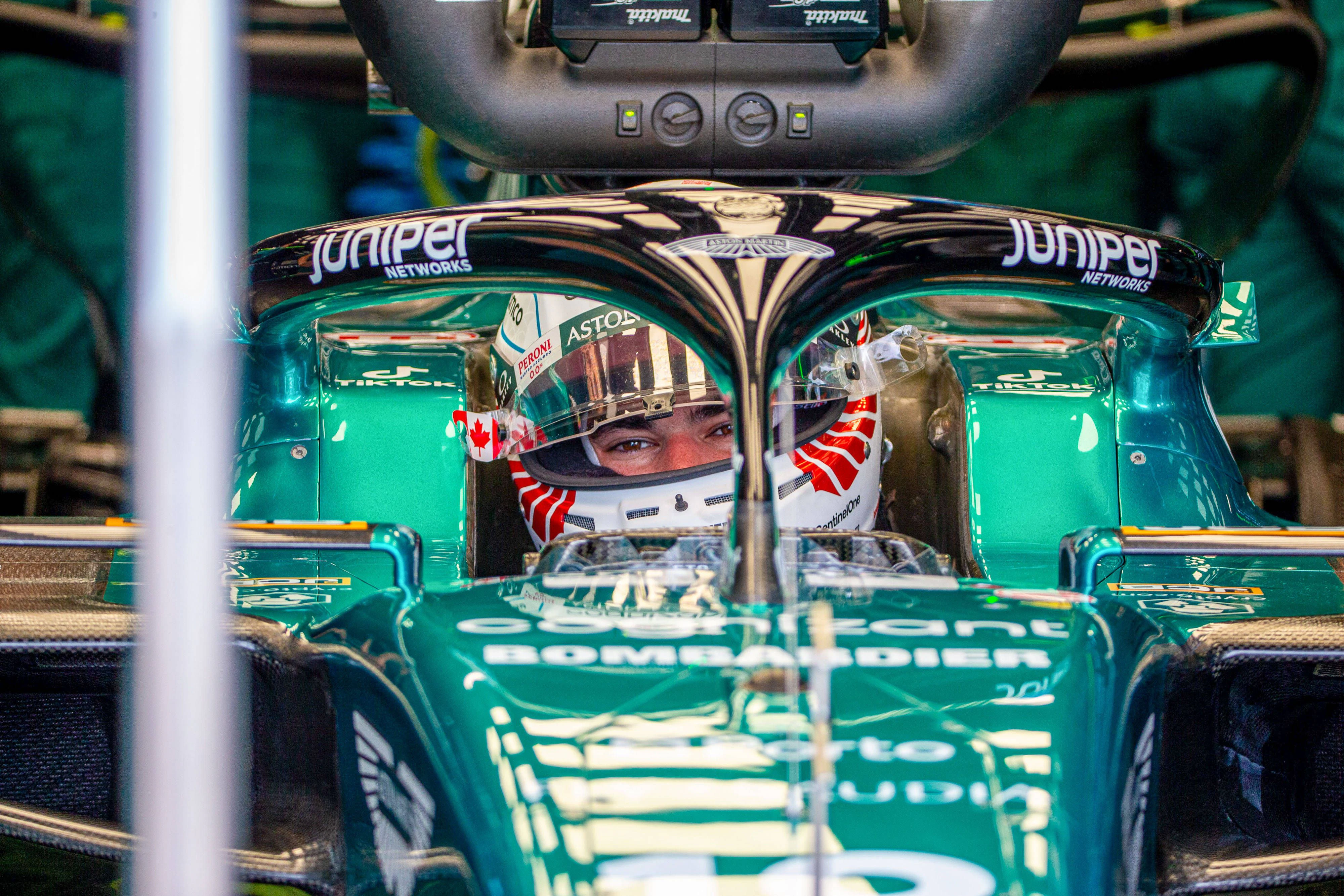 Lance Stroll war in der Boxengasse zu schnell unterwegs. 