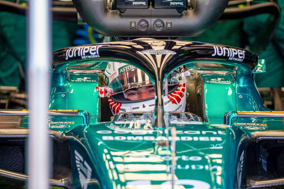 Lance Stroll war in der Boxengasse zu schnell unterwegs. 