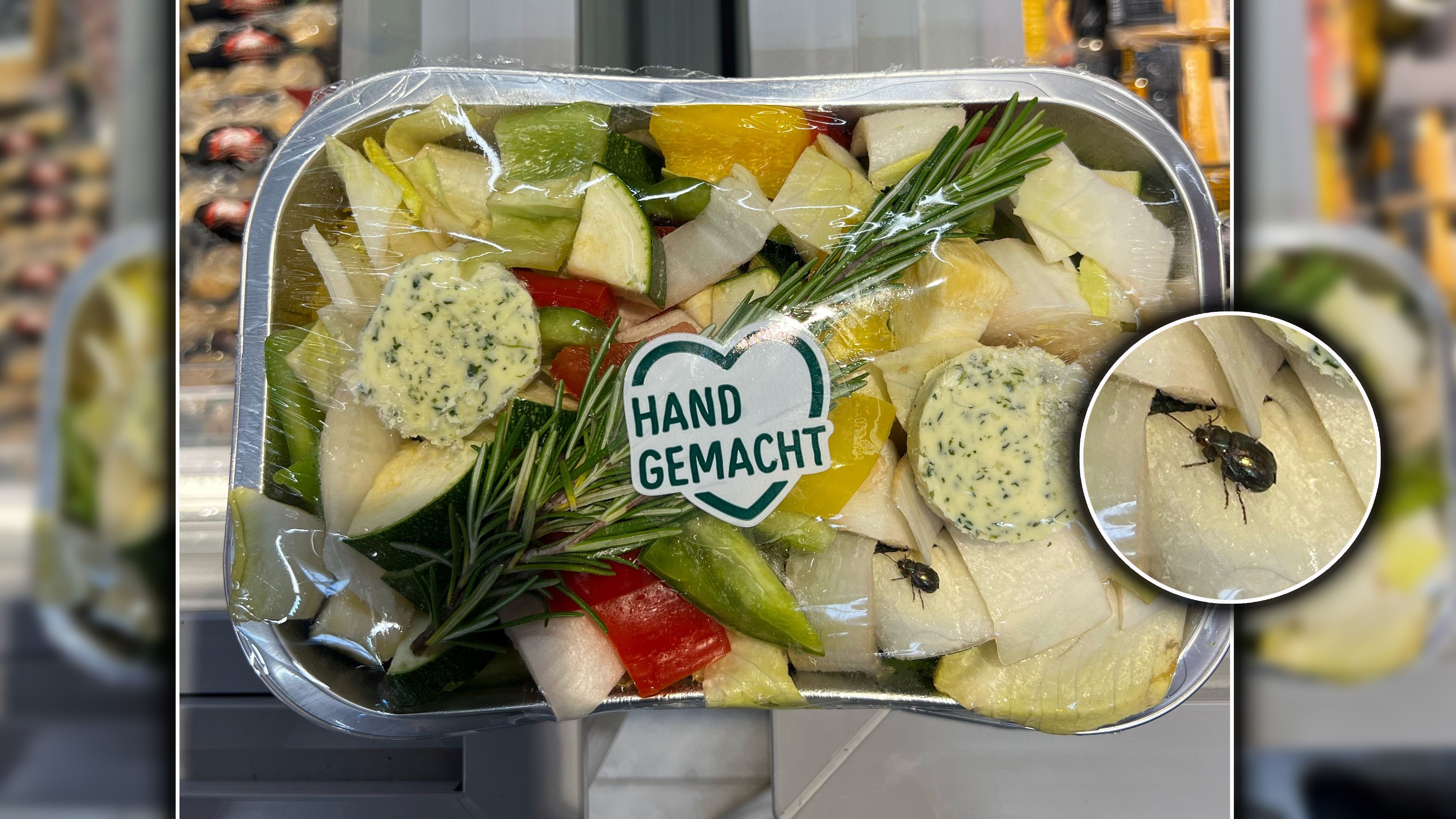 Großes Krabbeln! Mann macht Ekel-Fund in Supermarkt