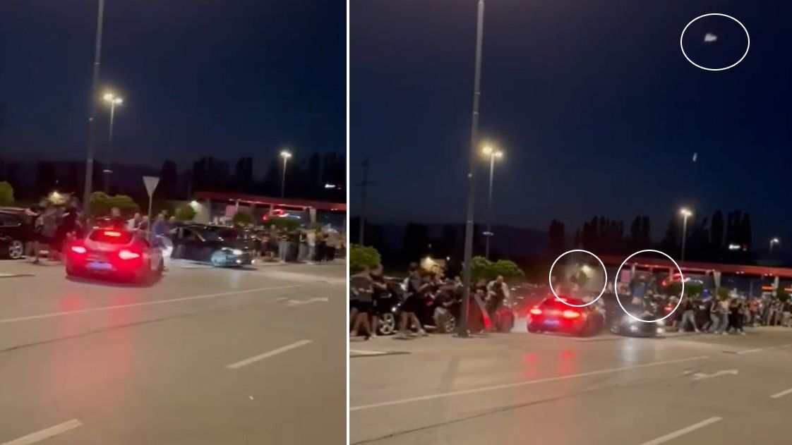 Im Zuge eines Tuning-Treffs eskalierte ein 