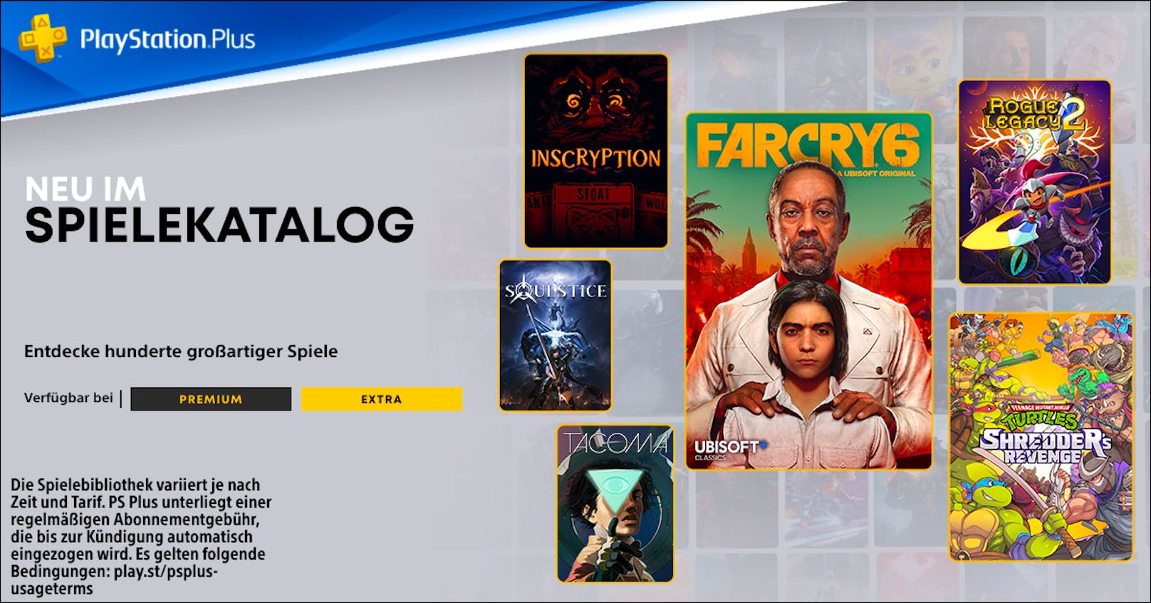 PlayStation Plus Extra- &amp; Premium-Neuzugänge im Juni.