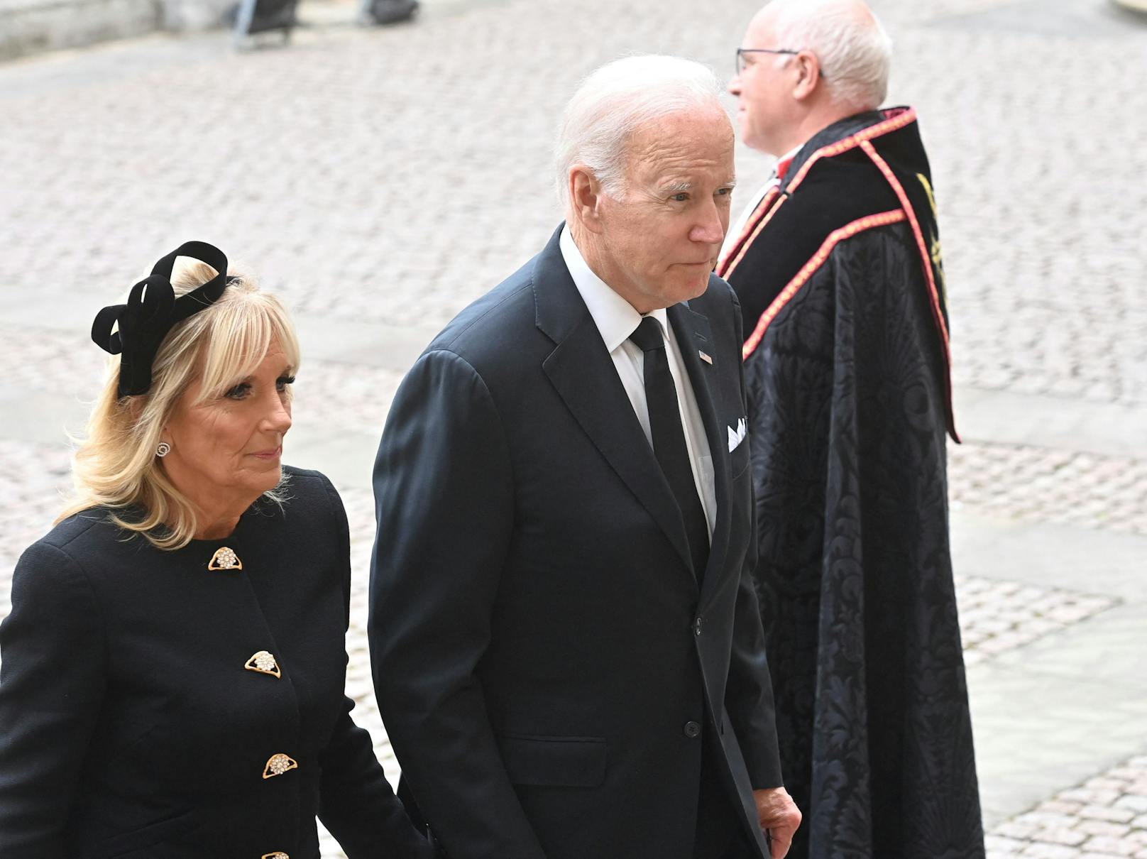 Biden bei der Queen-Beerdigung im September 2022.