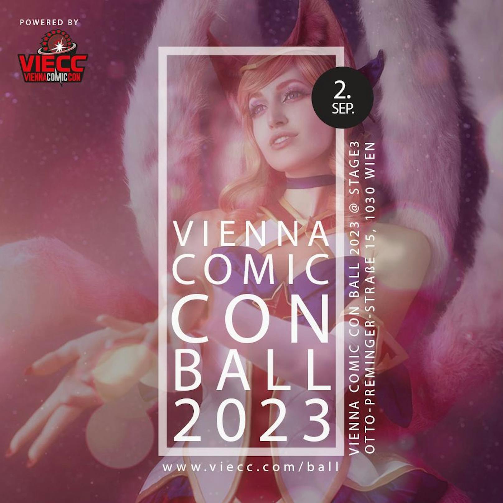 VIECC Vienna Comic Con feiert Ball-Premiere.